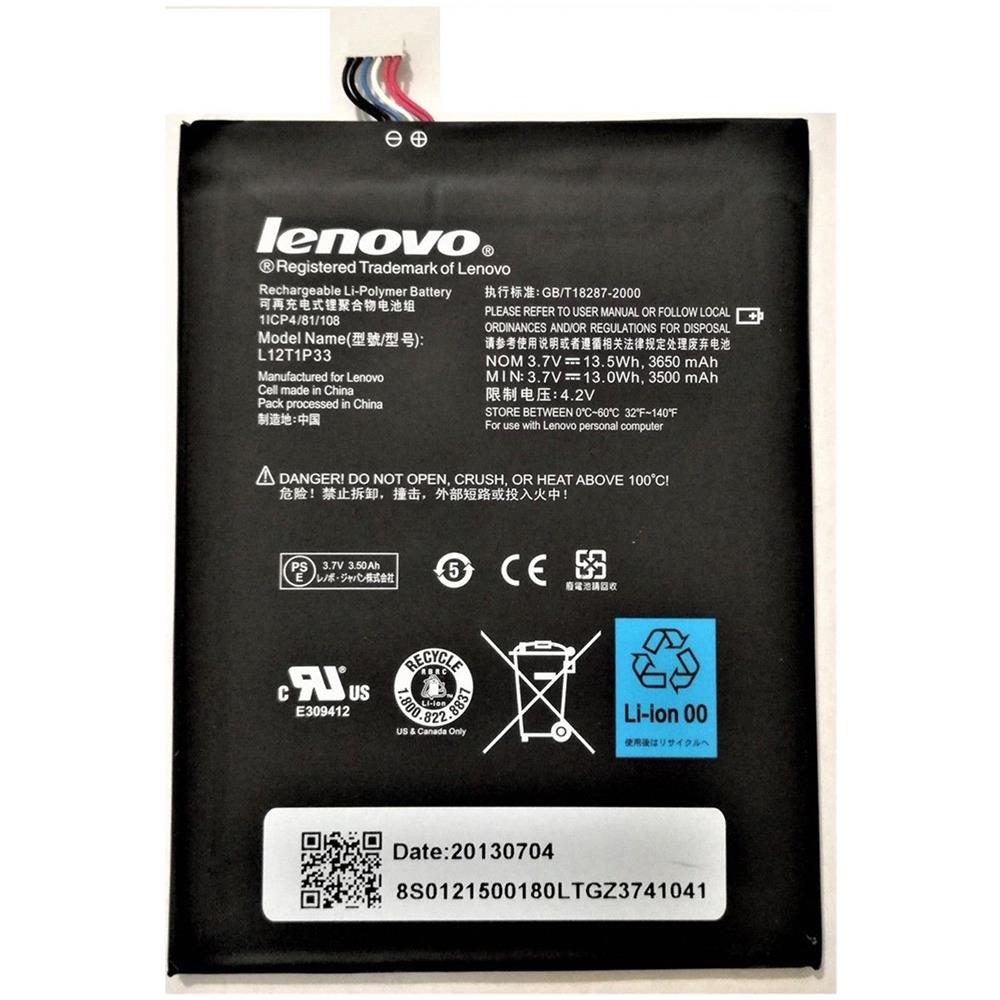 Batteria Pila Originale Lenovo L12t1p33 3650mah Per A1000 A3000 A5000 Bulk - Foto 4