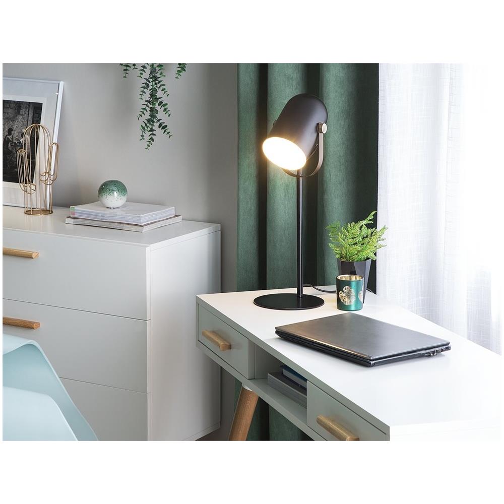 Lampada Da Tavolo In Metallo Nero Tyria - Foto 2