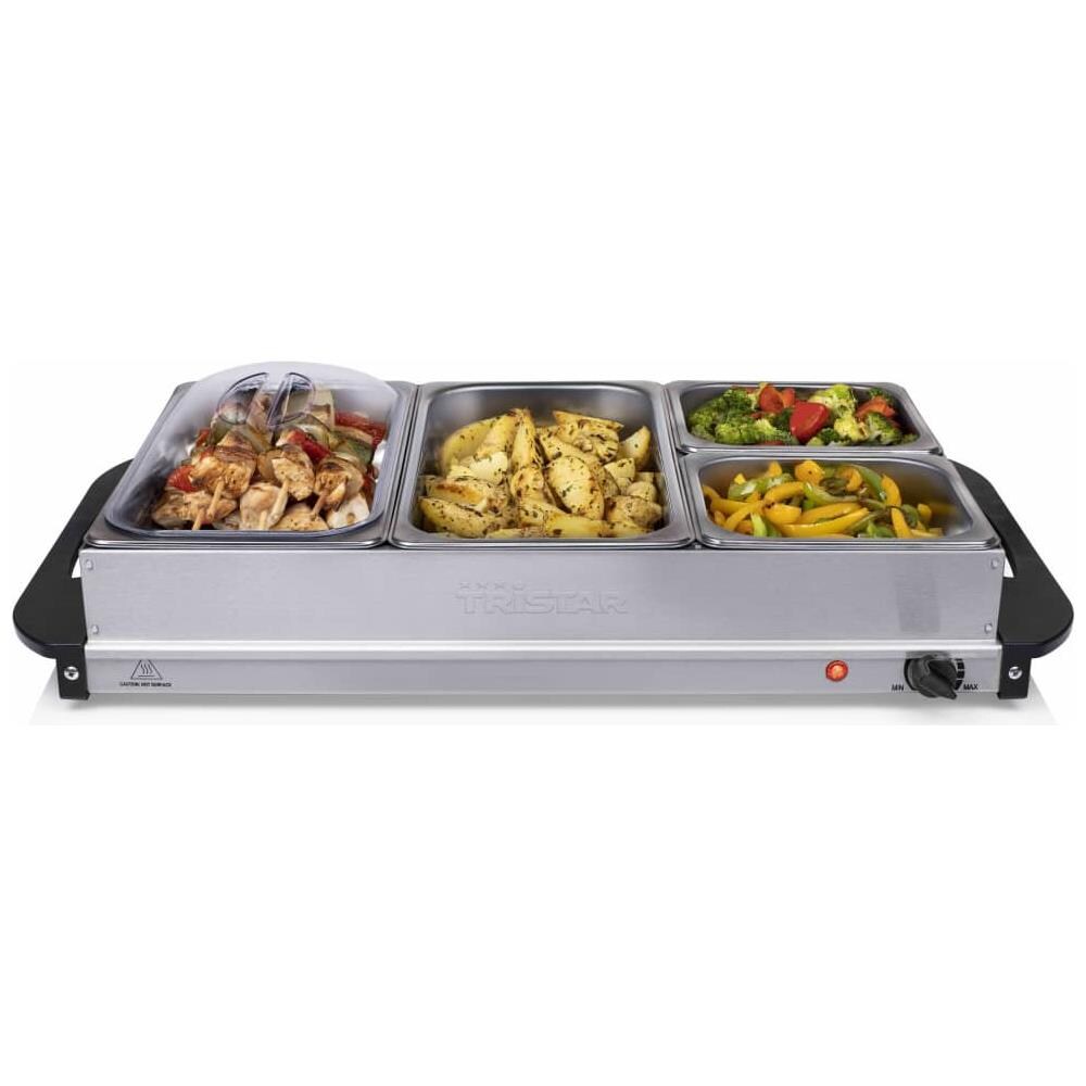 Scaldavivande Buffet 300 W 6,8 L In Acciaio Inox Argento - Foto 2
