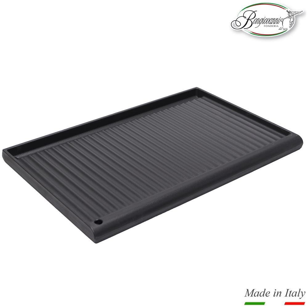 Bistecchiera In Ghisa Bifacciale 59.5x38 Cm - Foto 1