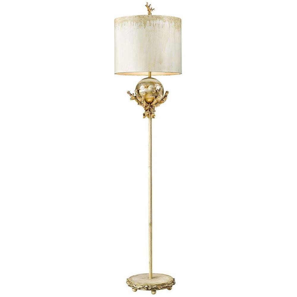 Piantana 1 Luce Putty, Foglia Argento, E27 - Foto 1