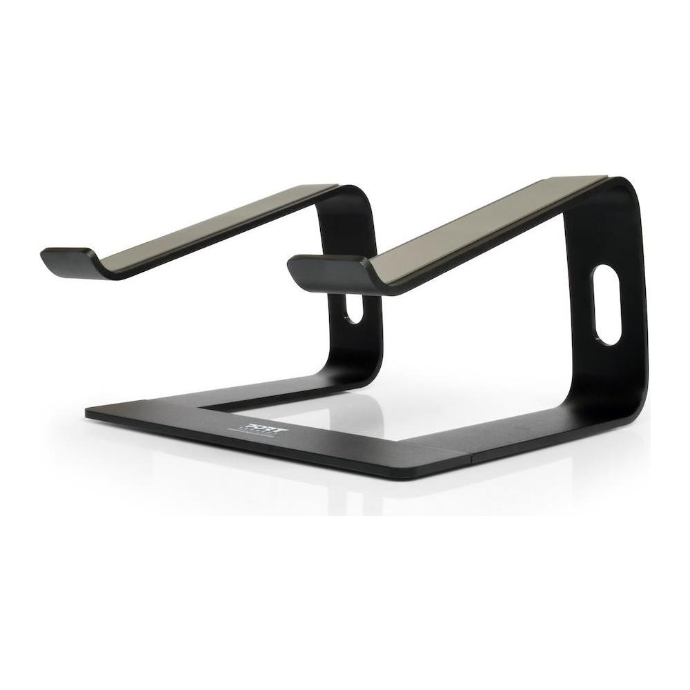 Supporto Per Notebook Da 15,6 Pollici In Alluminio Con Cuscinetti Antiscivolo, Nero - Foto 2