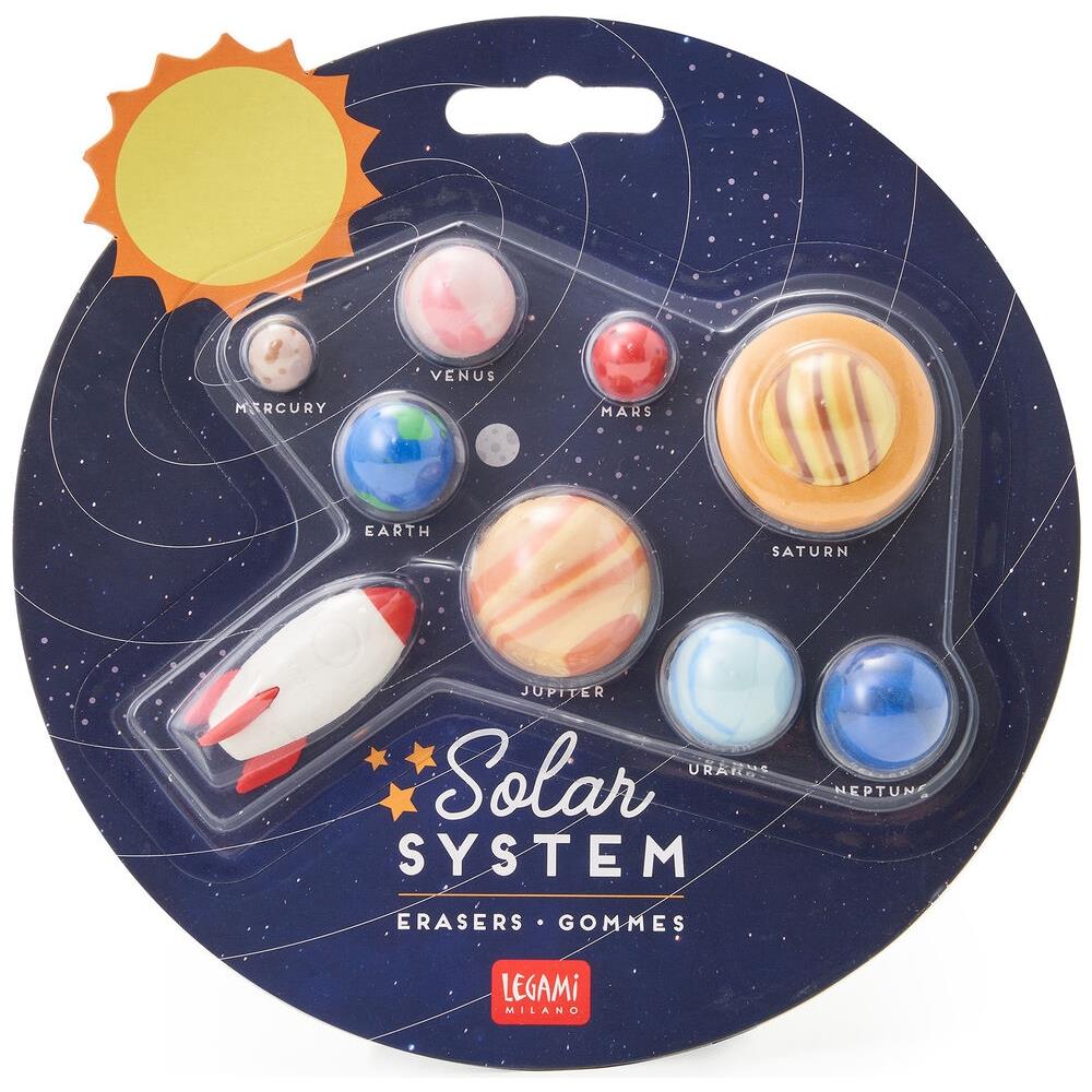 Legami Ses0001 - Solar System - Set Di 9 Gomme - Foto 1