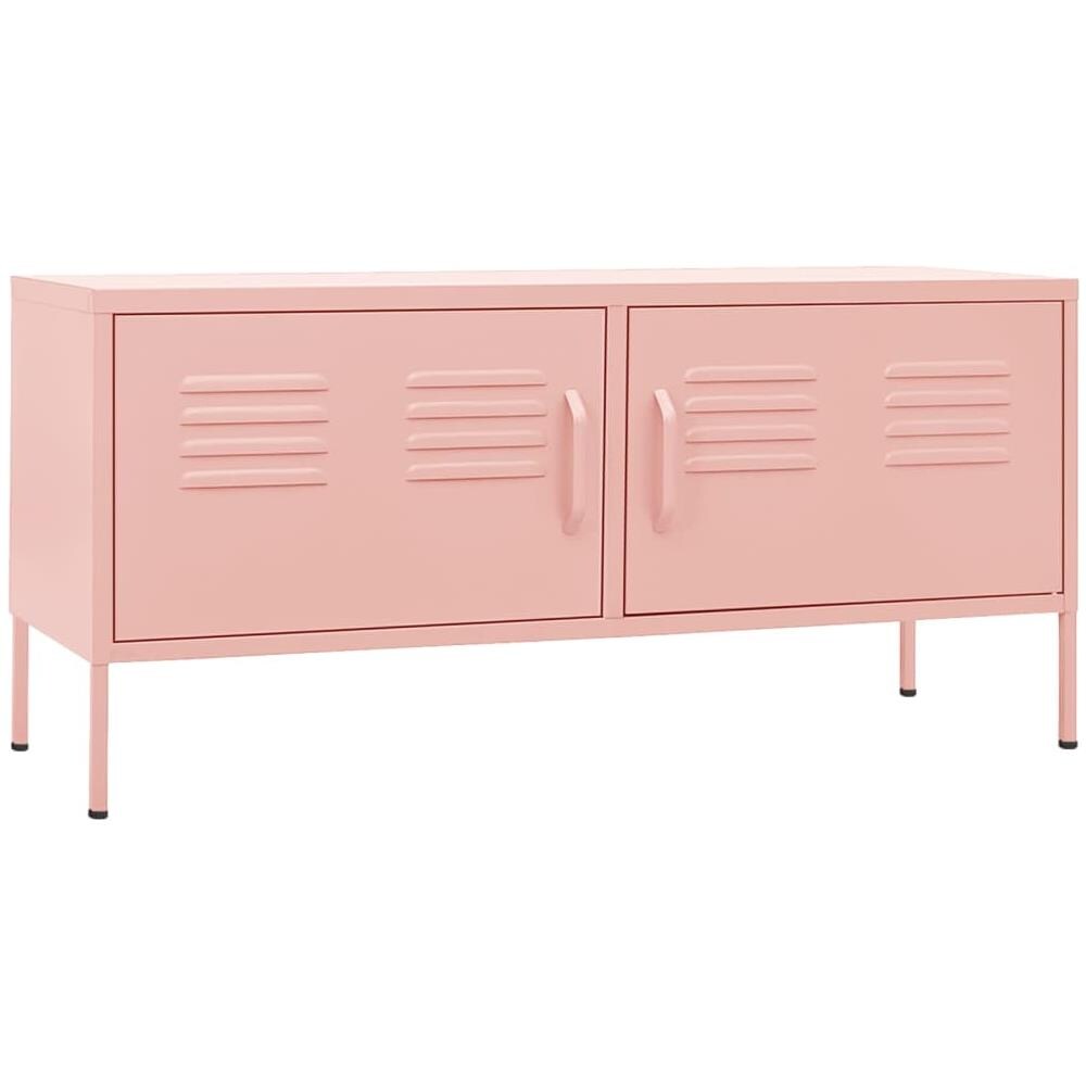 Mobile Tv Rosa 105x35x50 Cm In Acciaio - Foto 2