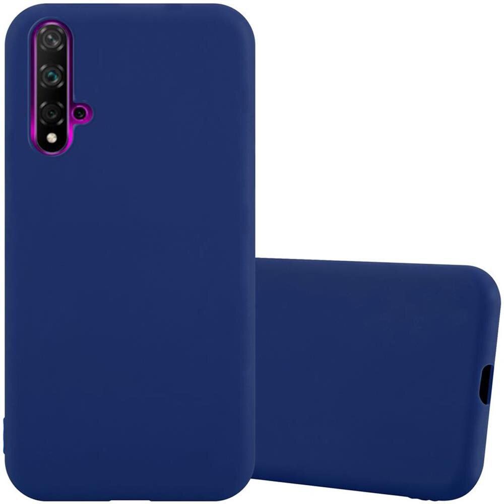 Custodia Compatibile Con Huawei Nova 5 / 5 Pro In Candy Blu Scuro - Coperchio Protettivo In Silicone Tpu Flessibile - Foto 1