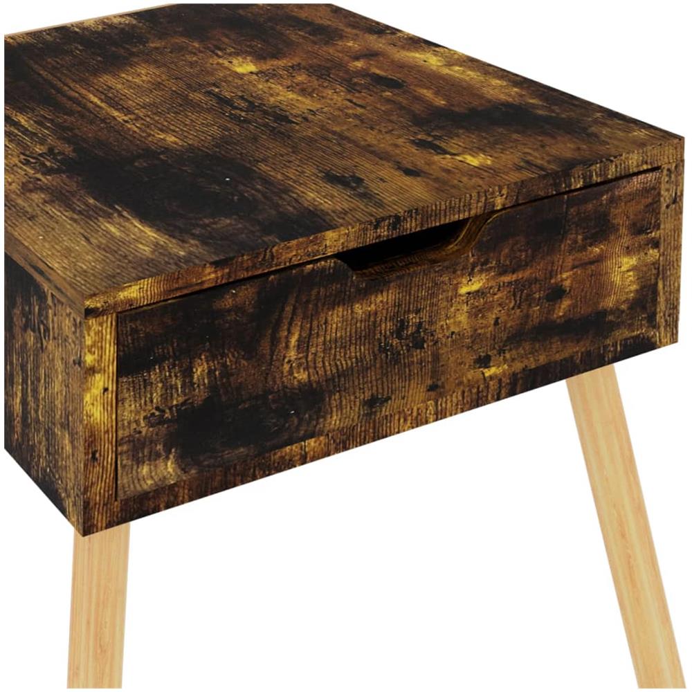 Comodini 2 pz Rovere Fumo 40x40x56 cm in Legno Multistrato - Foto 8