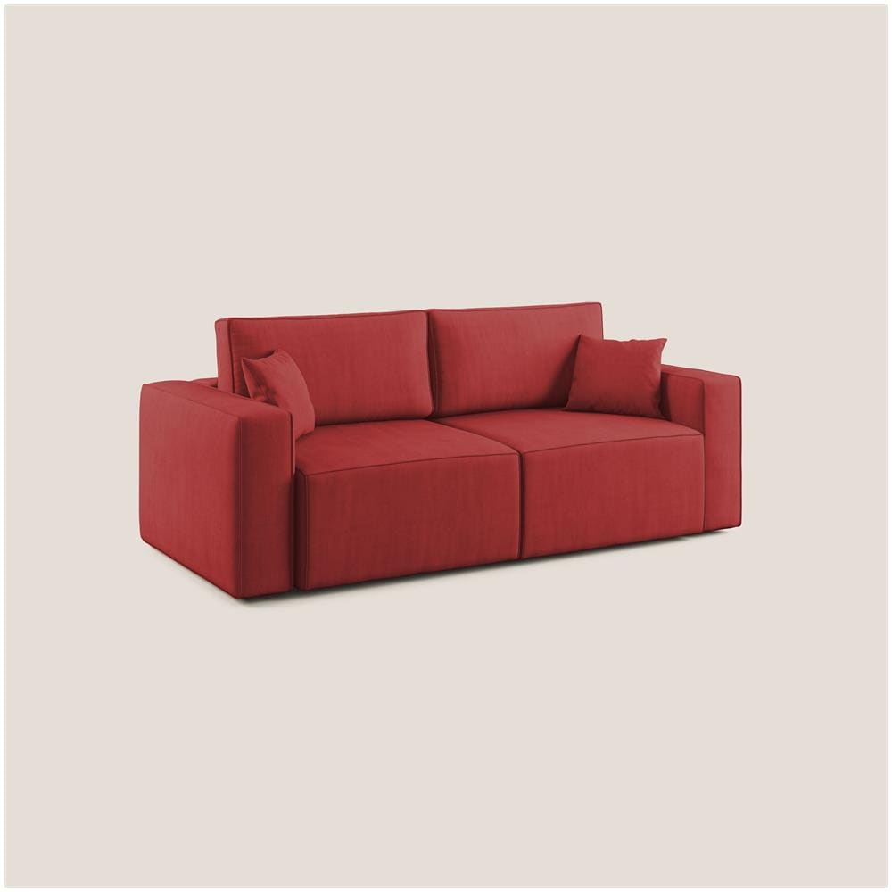 Morfeo Divano Con Sedute Estraibili T02 Rosso - Foto 2
