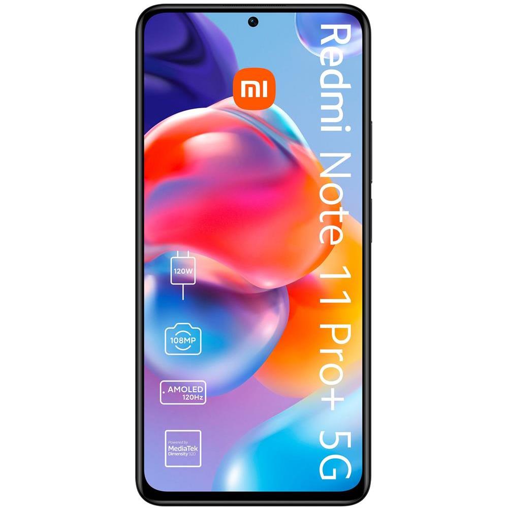 Redmi Note 11 Pro+ 5G 256GB 8GB Ram Dual Sim Display 6.67" Full HD+ Slot Micro SD Fotocamera 108 Mpx Android Grigio Grafite - Foto 2