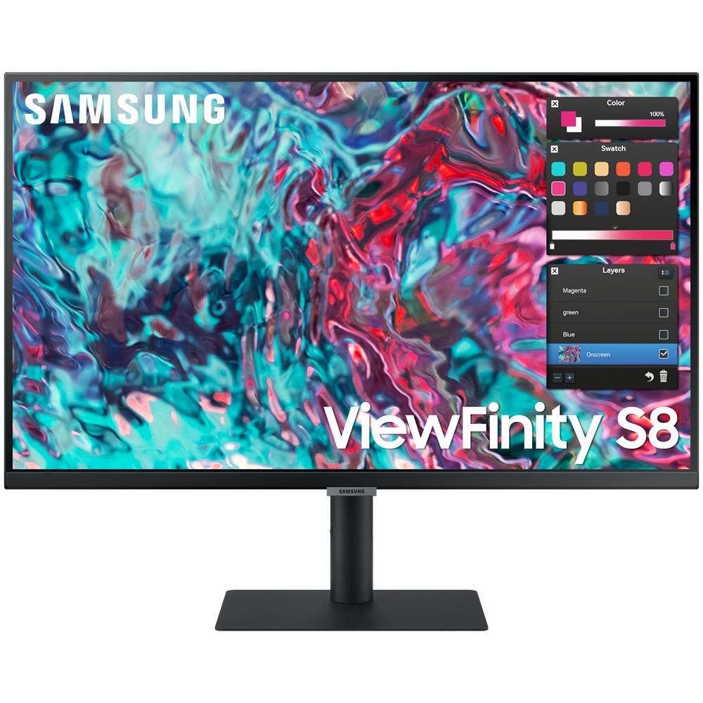 Monitor 27" LED IPS Flat LS27B800TGUXEN 3840 x 2160 4K Ultra HD Tempo di Risposta 5 ms Frequenza di Aggiornamento 60 Hz (Hz) - Foto 1