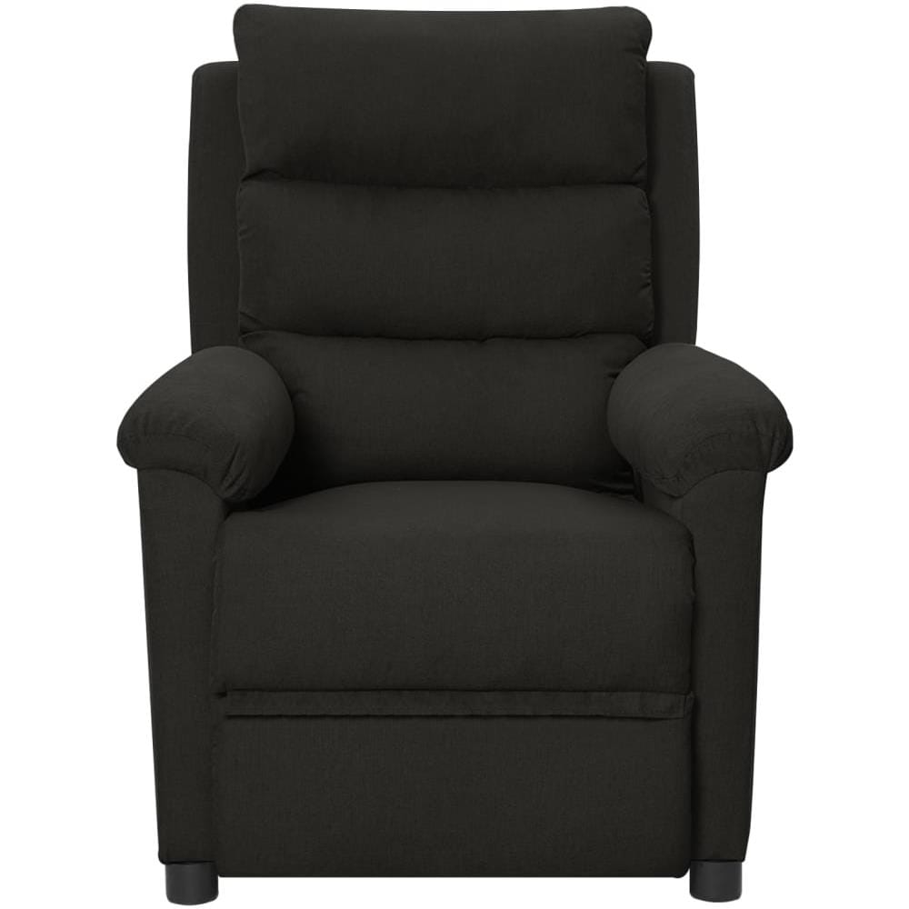 Poltrona Elettrica Reclinabile Nera In Tessuto - Foto 3