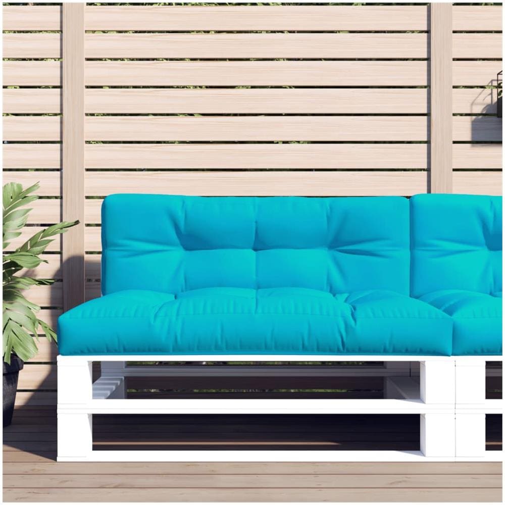 Cuscini Per Divani In Pallet 2 Pz Turchese In Tessuto - Foto 1