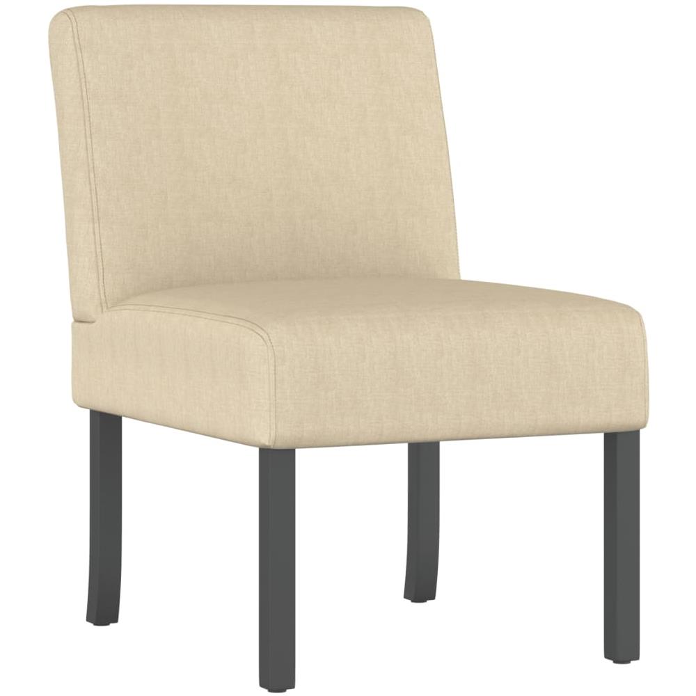 Sedia Pantofola In Tessuto Crema - Foto 2