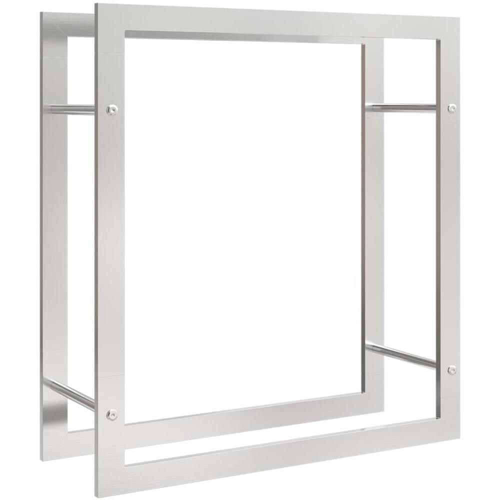 Portalegna 80x28x86 Cm In Acciaio Inossidabile - Foto 2