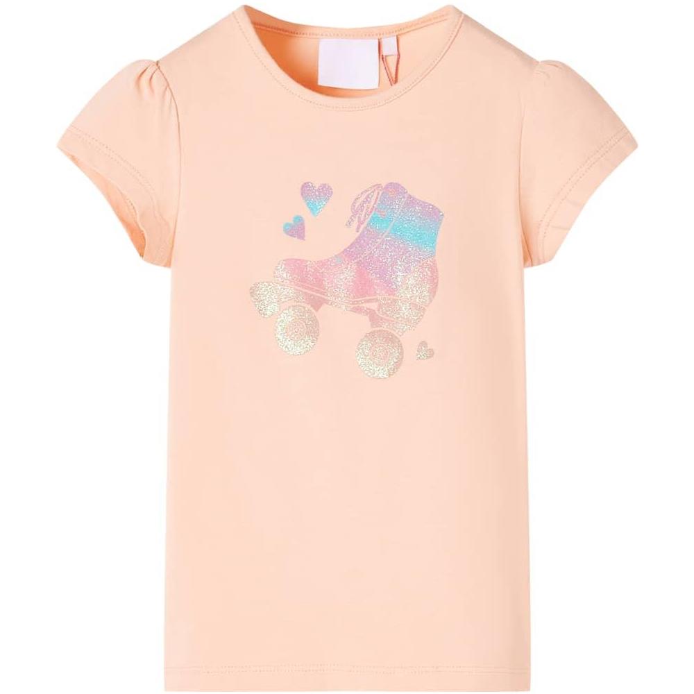 Maglietta da Bambino Arancione Chiaro 128 - Foto 1