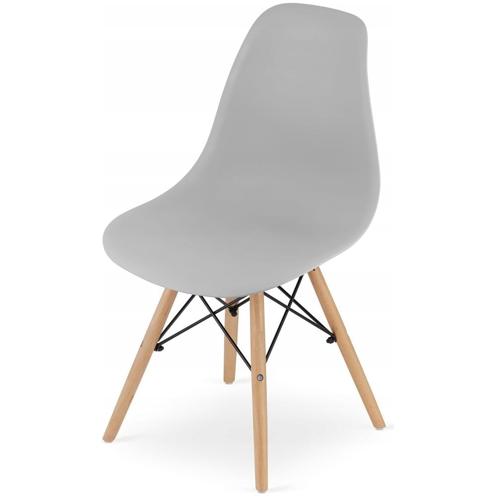 Set da tavolo Valora KOVA 60, tavolo rotondo bianco + 2 sedie grigie - Foto 9