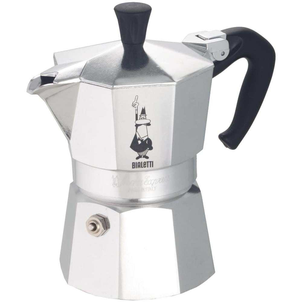 Moka Caffettiera Da 3 Tazze, Alluminio - Foto 1