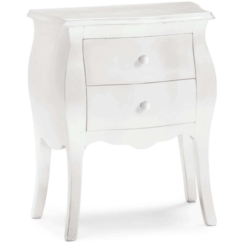 Jalen - Comodino In Legno Massello Bombato - Foto 1