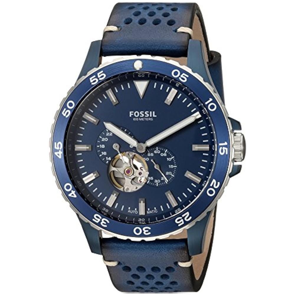 Orologio Da Uomo In Pelle Me3149 Crewmaster Sport Automatic Blu - Foto 1