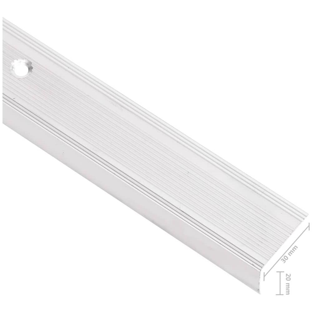 Profili A L Per Gradini 5 Pz In Alluminio 100 Cm Argento - Foto 2