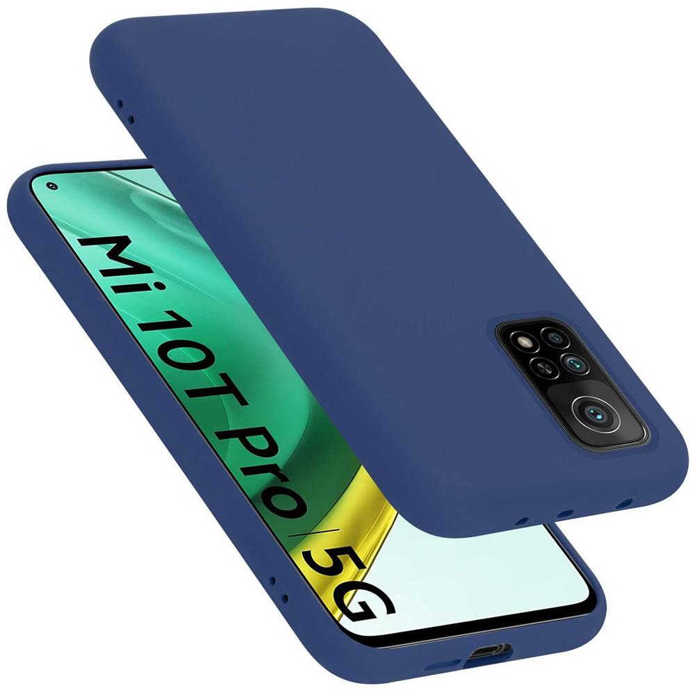 Custodia Compatibile Con Xiaomi Mi 10t / 10t Pro In Liquid Blu - Coperchio Protettivo In Silicone Tpu Flessibile - Foto 1