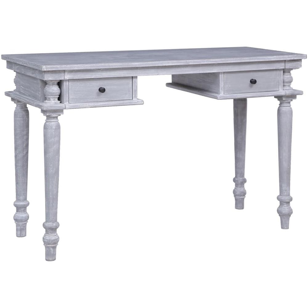 Scrivania 115x50x78 Cm In Legno Massello Di Mogano - Foto 1