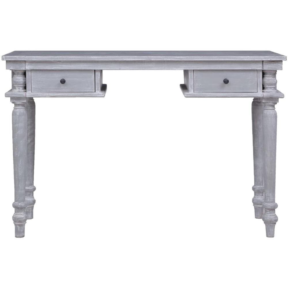 Scrivania 115x50x78 Cm In Legno Massello Di Mogano - Foto 3