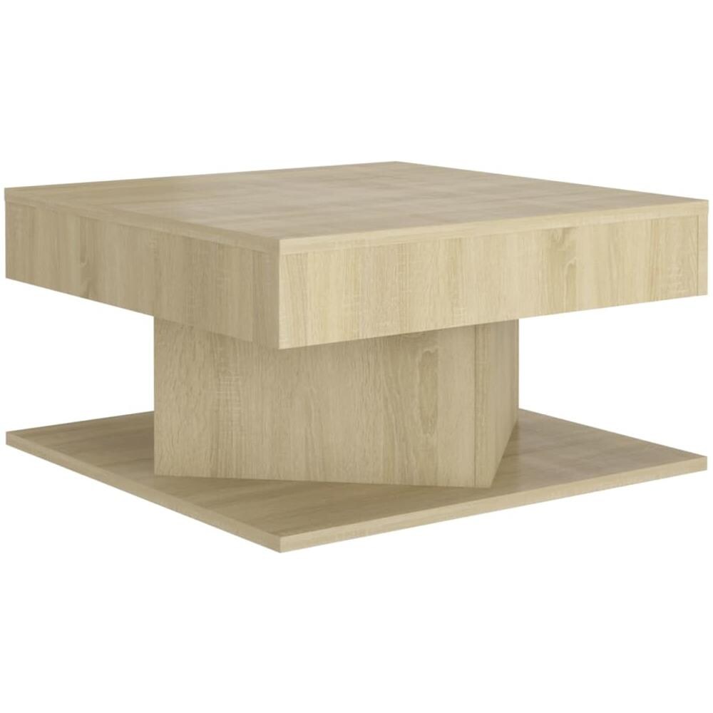 Tavolino da Salotto Rovere Sonoma 57x57x30 cm Legno Multistrato - Foto 2