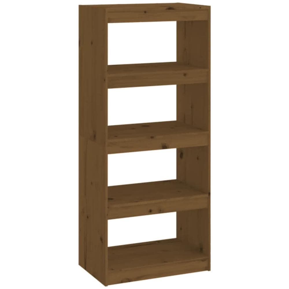 Libreria / divisorio Miele 60x30x135,5 Cm Legno Massello Di Pino - Foto 2
