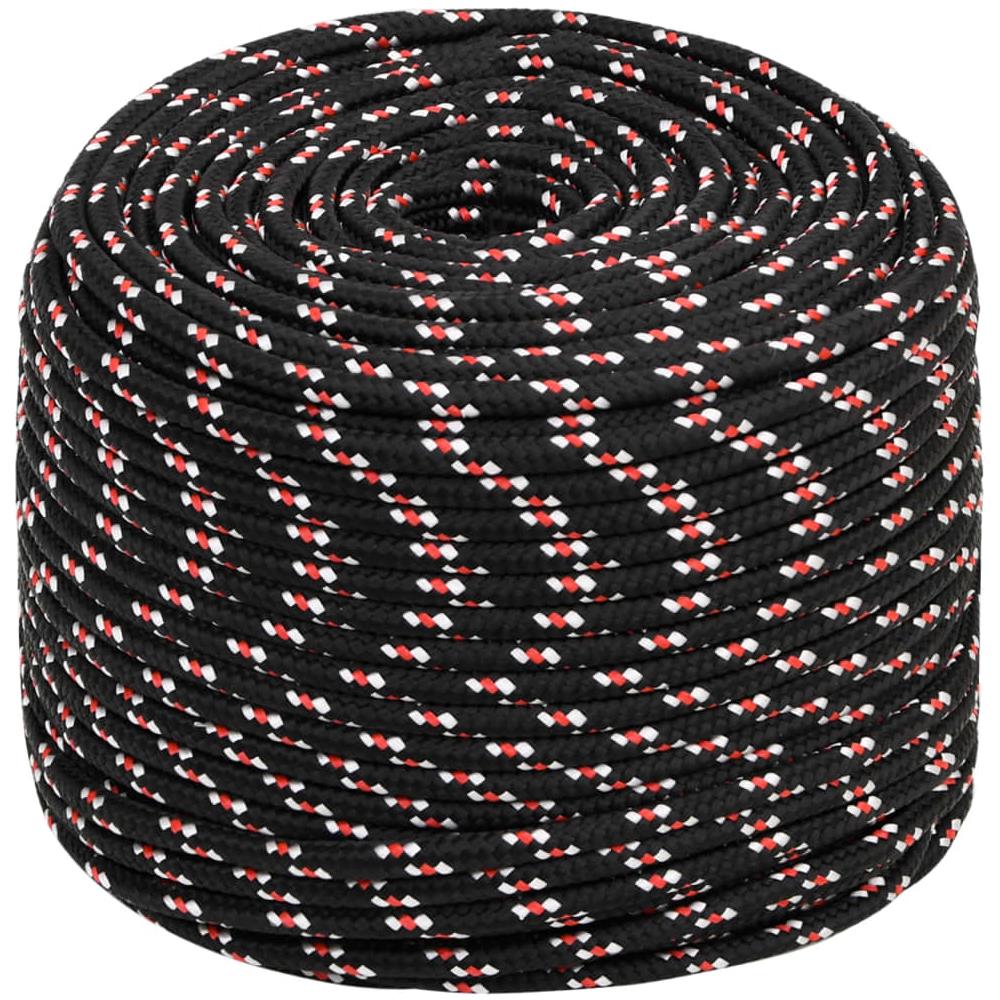 Corda da Lavoro Nera 8 mm 250 m in Polipropilene - Foto 2
