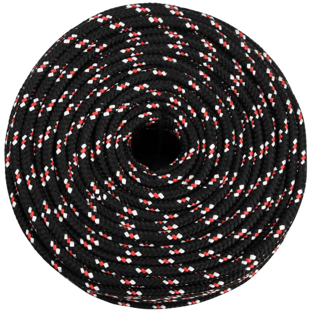 Corda da Lavoro Nera 8 mm 250 m in Polipropilene - Foto 3