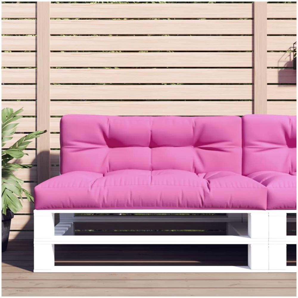 Cuscini Per Divani In Pallet 2 Pz Rosa In Tessuto - Foto 1