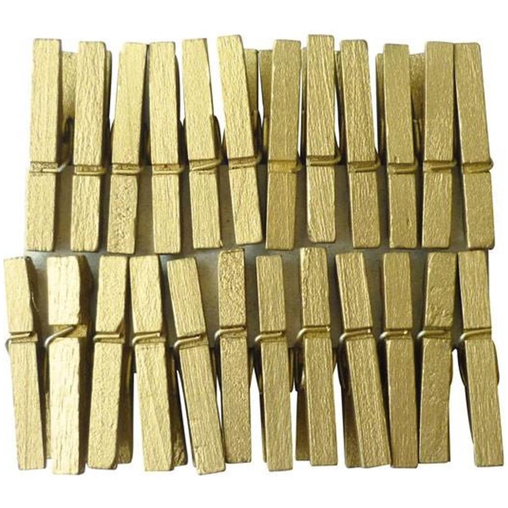 120 Mini Mollette Dorate 3 Cm - Foto 1