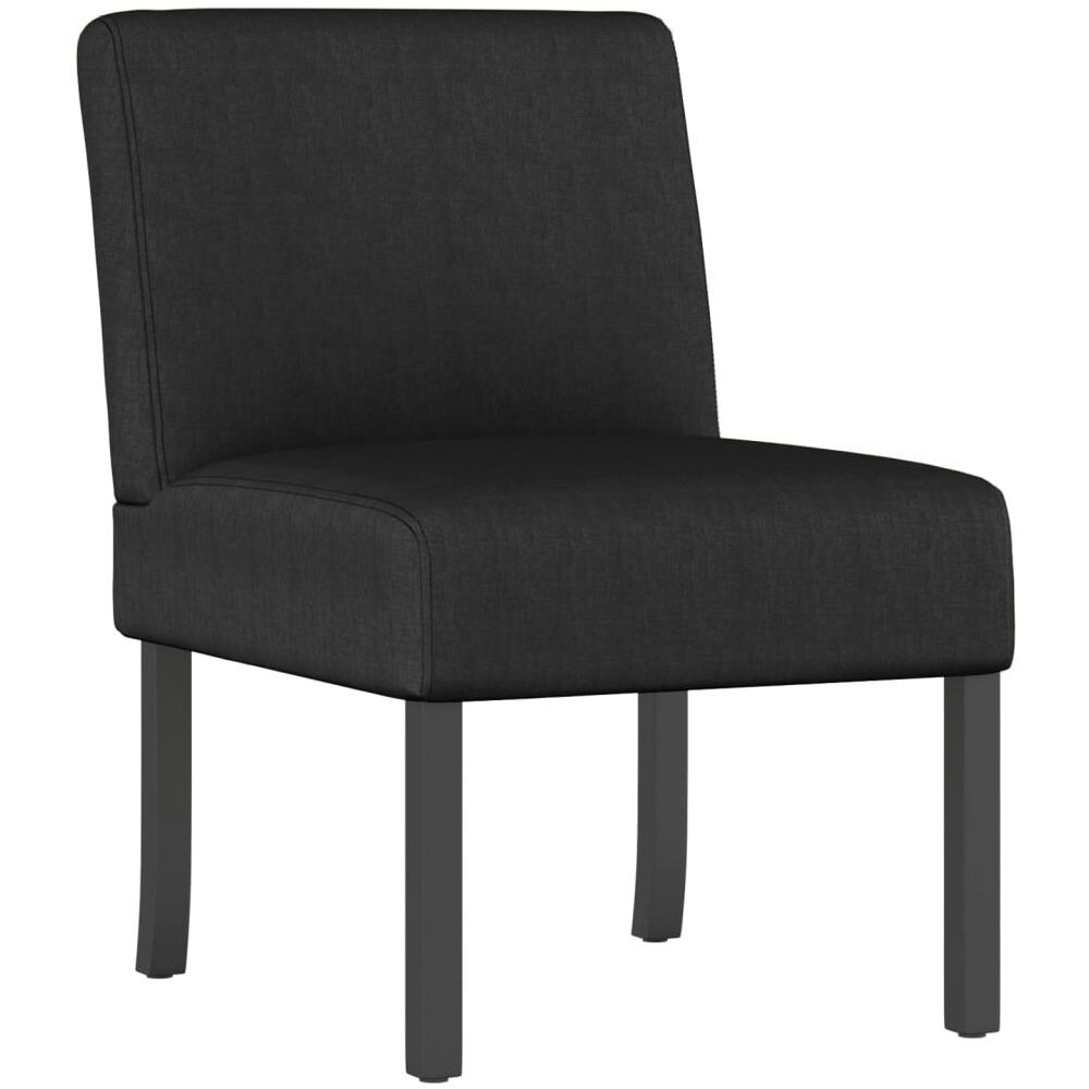 Sedia Pantofola In Tessuto Nero - Foto 2