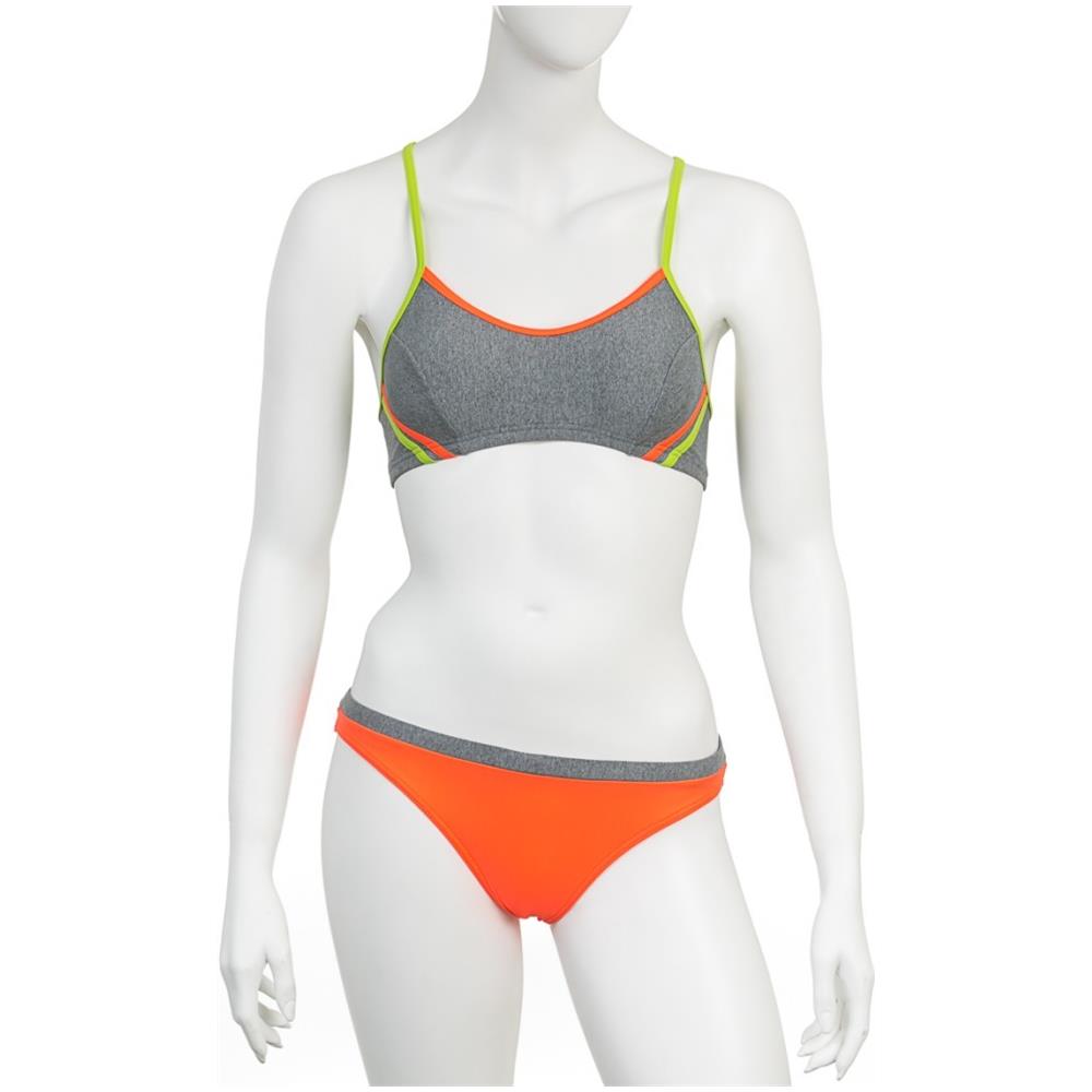 Costume Akie Due Pezzi Arancio Grigio 42 - Foto 1