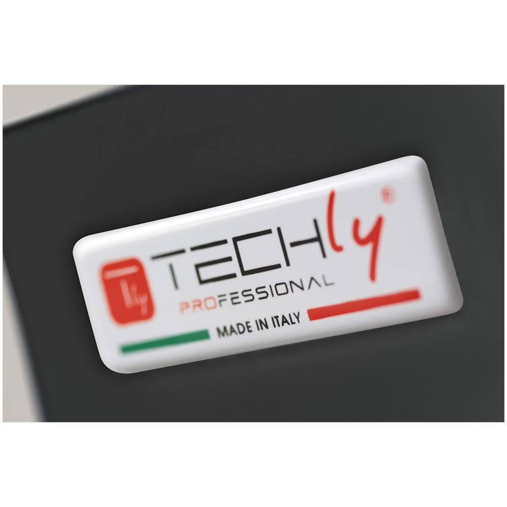 I-CASE EC-0630G - Armadio Rack 19'' Flat a muro p. 30cm 6 unità sezione unica Grigio - Foto 2