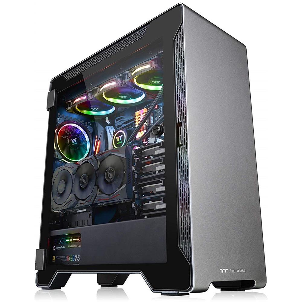 Case A500 Middle Tower ATX, Micro-ATX, Mini-ITX 2 x USB 3.0 / 1 x USB 3.1 Colore Nero / Grigio (Finestrato) - Foto 18
