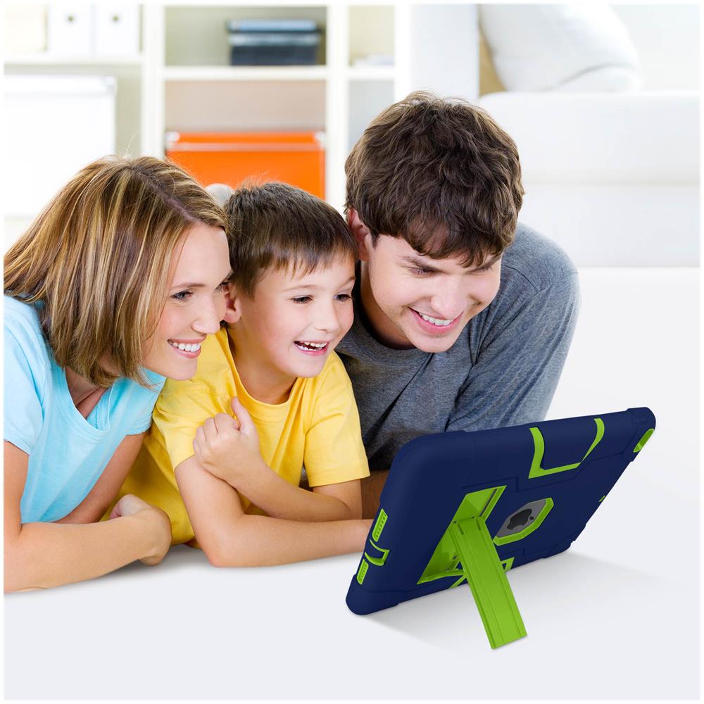 Cover Ipad 2019 10.2 / Ipad 2020 10.2 Ibrida Manico Rotante Tracolla Blu / verde - Foto 2