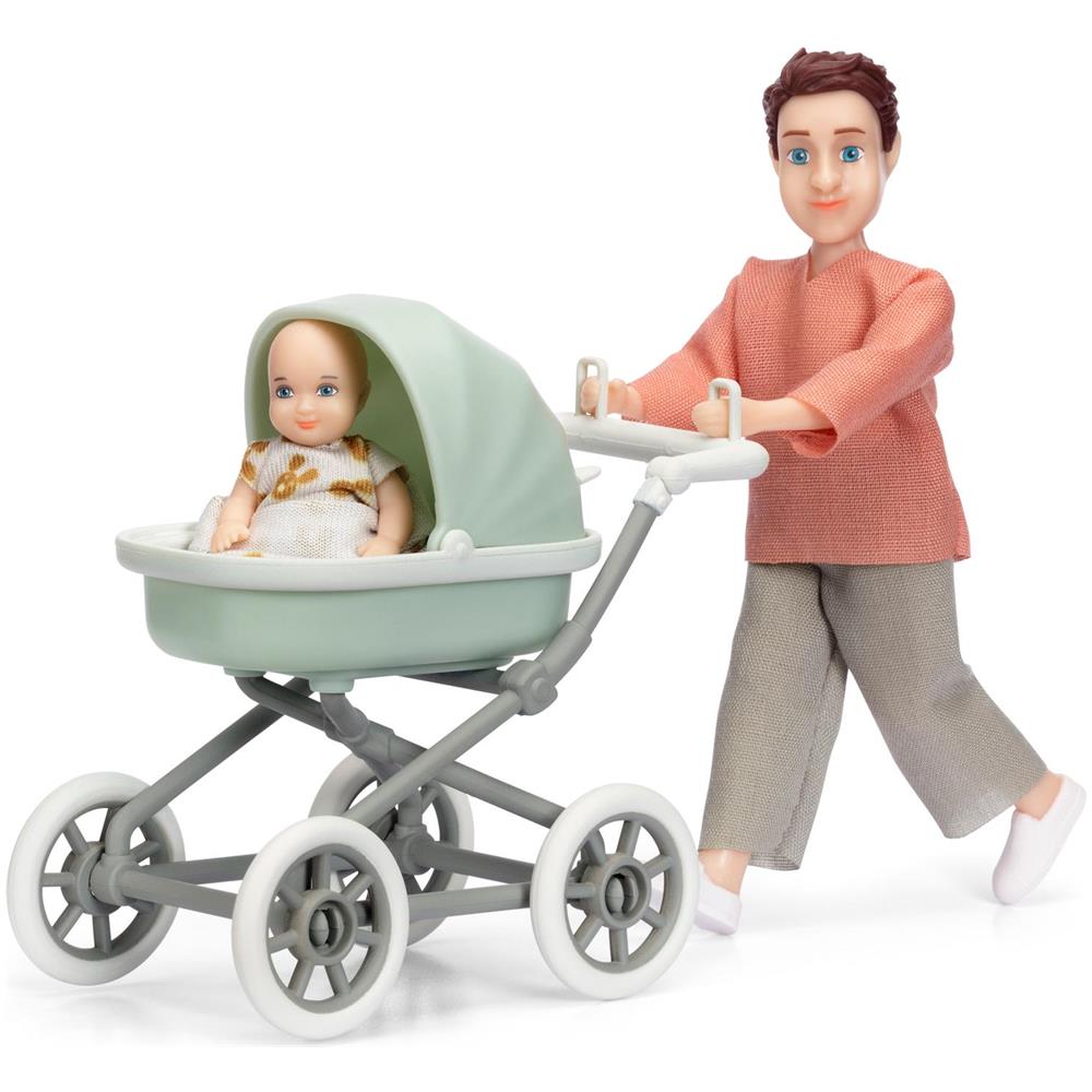 Bambola Con Bambino E Carrozzina - Foto 2