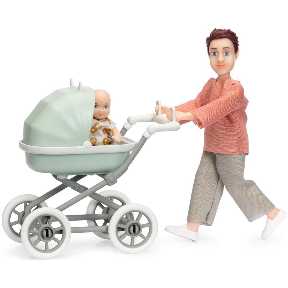 Bambola Con Bambino E Carrozzina - Foto 1