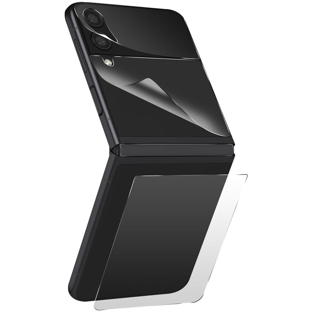 5 Pellicole Integrali Per Samsung Z Flip 3, Fronte / Retro Antigraffi - Foto 1