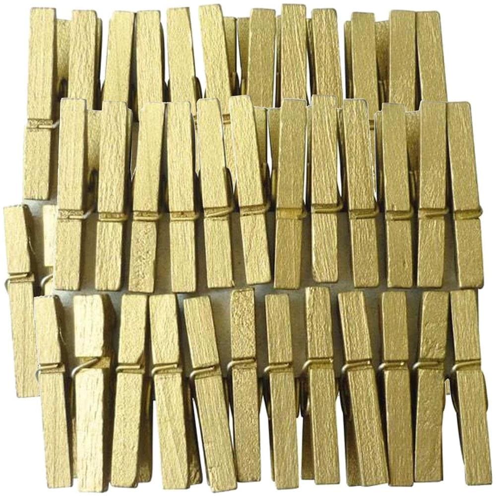 96 Mini Mollette Dorate 3 Cm - Foto 1