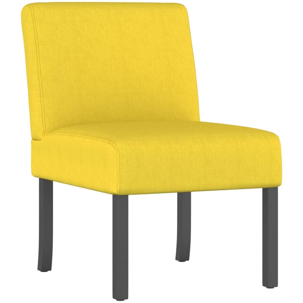 Sedia Pantofola Giallo Chiaro In Tessuto - Foto 2