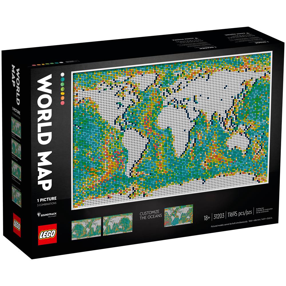 31203 Art Mappa del Mondo - Foto 1