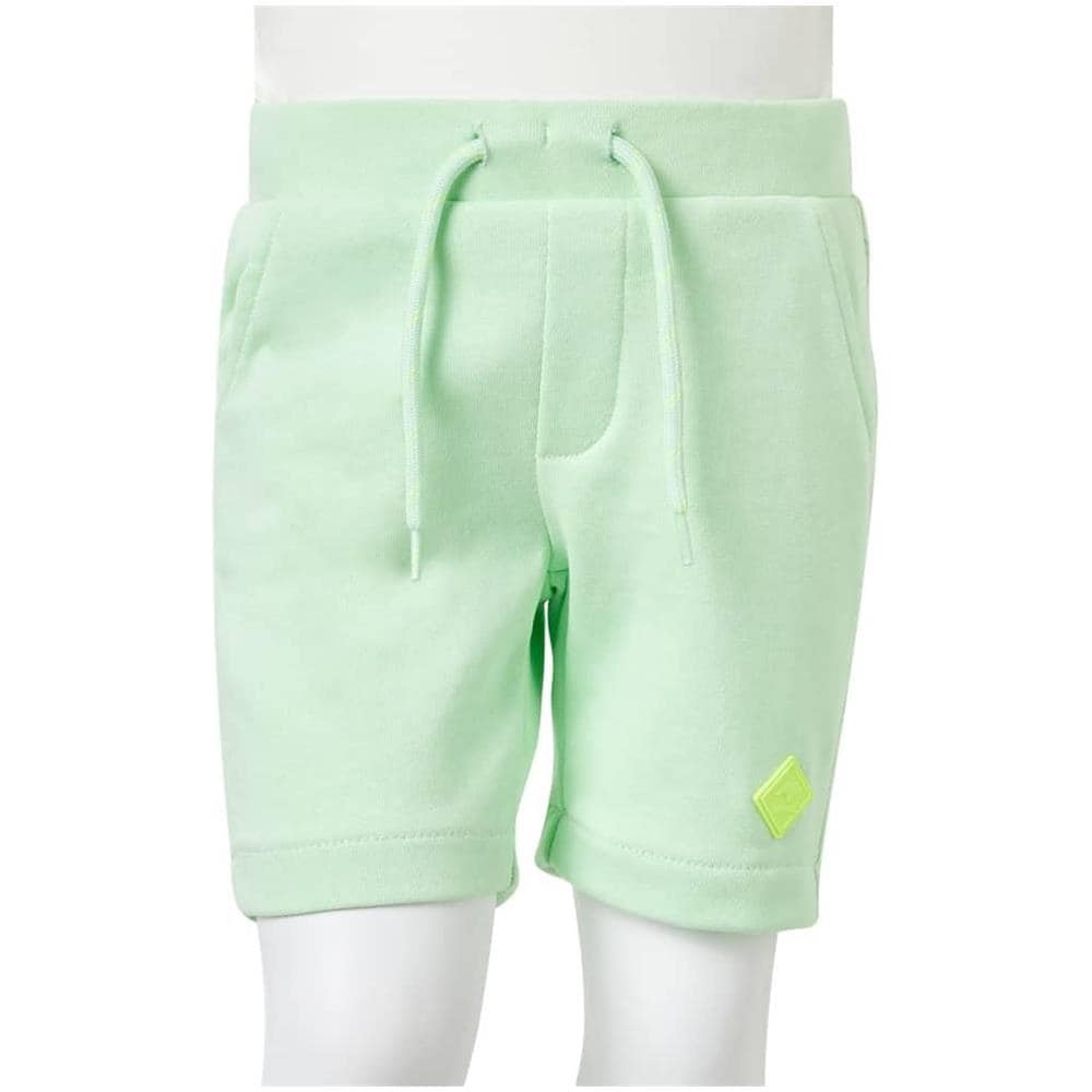 Pantaloncini per Bambini con Coulisse Verde Brillante 128 - Foto 8