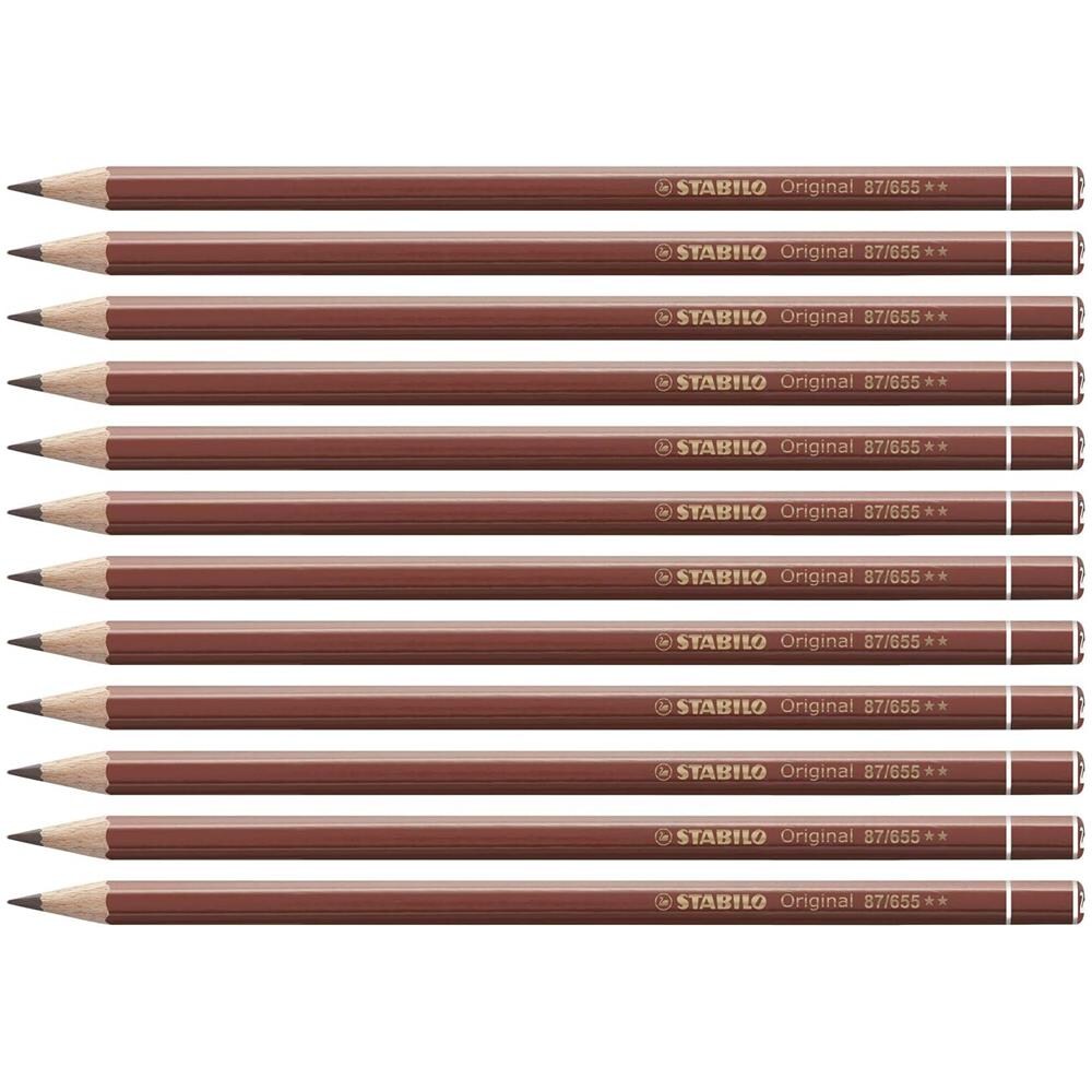 Original - Matita colorata Premium - Confezione da 12 - Rosso Inglese Profondo - Foto 1