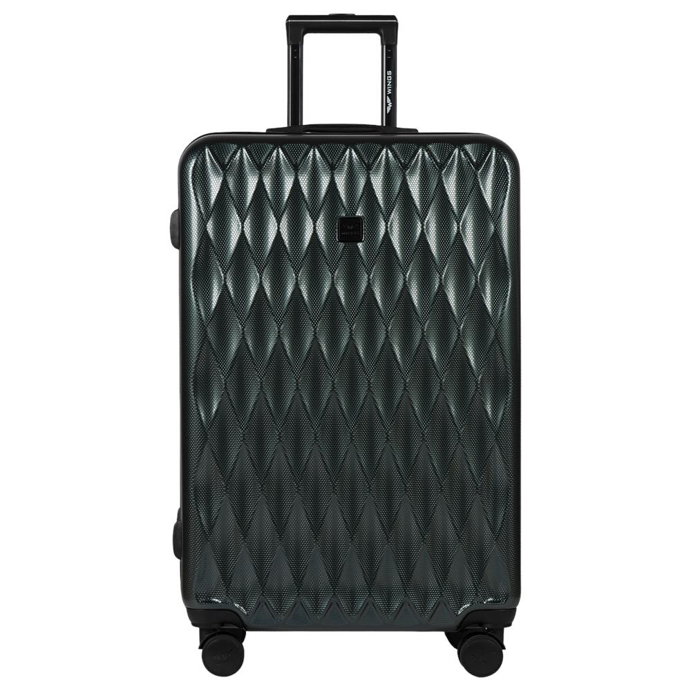 Valigia grande Wings Golden Eagle da 28"" - Verde scuro, materiale PC - Foto 2
