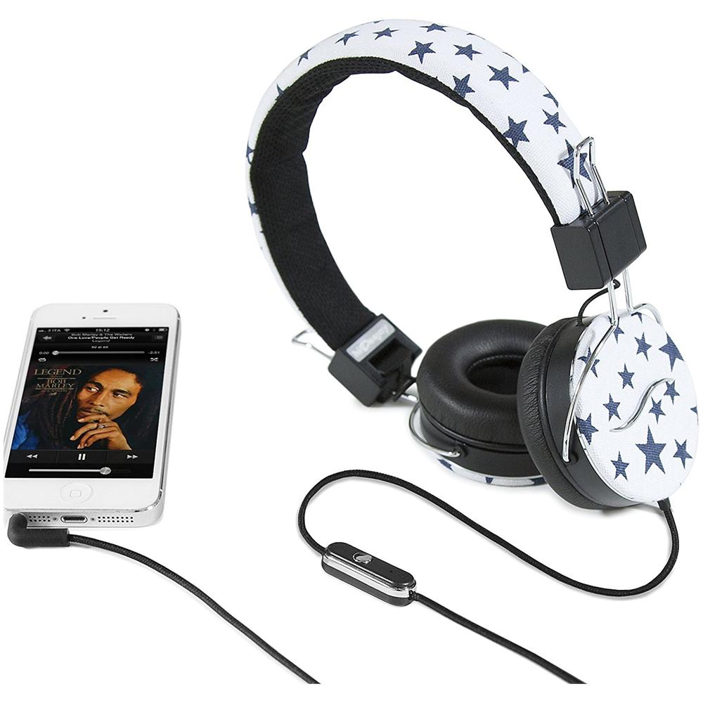 Cuffie Hi-Deejay On-Ear con Control Talk Colore Nero e Bianco - Foto 1
