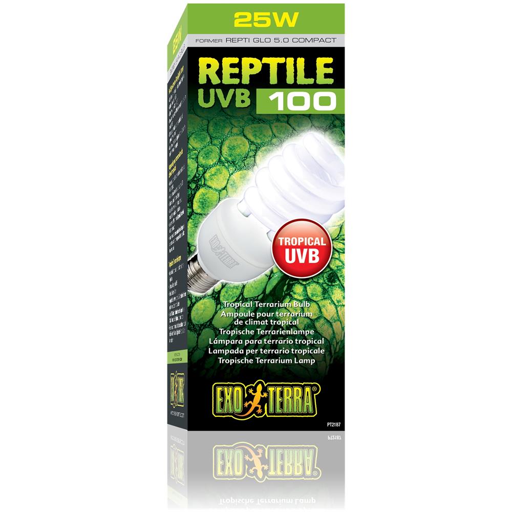 Reptile Compact UVB 100 25W 5% Lampada per Rettili - Foto 1