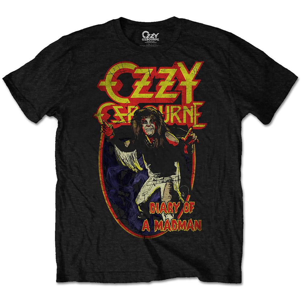 Ozzy Osbourne - Diary Of A Mad Man Black (T-Shirt Unisex Tg. M)  - Foto 1