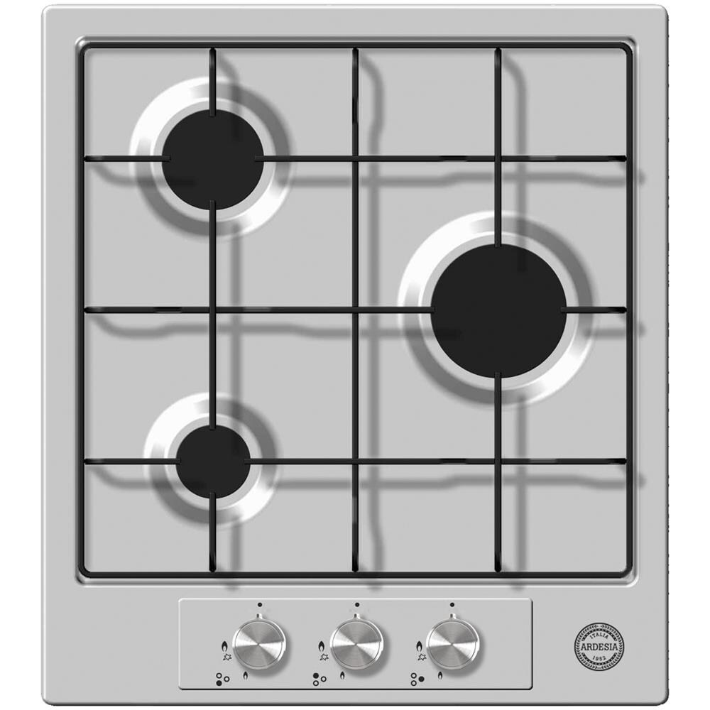 ARDESIA - Piano Cottura PFS4030VX a Gas 3 Fuochi Gas Colore Inox ... ARDESIA - Piano Cottura PFS4030VX a Gas 3 Fuochi Gas Colore Inox ...